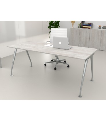 Mesa de oficina metálica C&C-SY-AC con tablero elegante