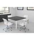 【Mesa de reunión Ofimeet Square SY】Mejor Calidad y Precio