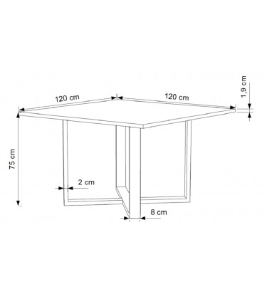 【Mesa de reunión Ofimeet Square SY】Mejor Calidad y Precio