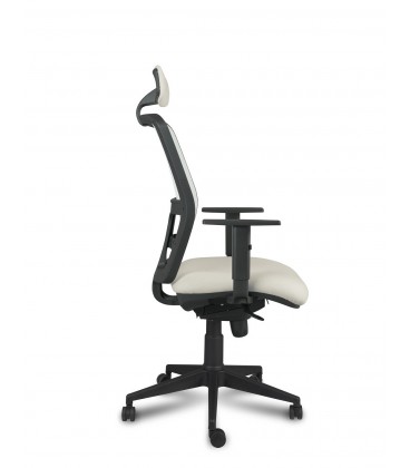 ▷ Silla Oficina Operativa Kerry Cabezal | Carcasa Blanca o Negra