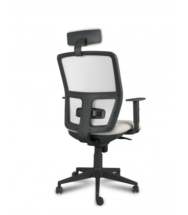 ▷ Silla Oficina Operativa Kerry Cabezal | Carcasa Blanca o Negra