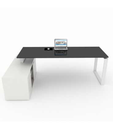 【Mesa con credencia apoyo Modern DL】Mejor Calidad y Precio