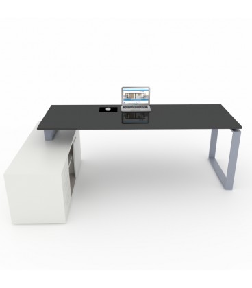 【Mesa con credencia apoyo Modern DL】Mejor Calidad y Precio