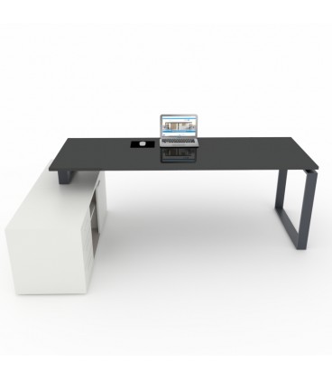 【Mesa con credencia apoyo Modern DL】Mejor Calidad y Precio