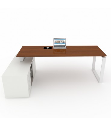 【Mesa con credencia apoyo Modern DL】Mejor Calidad y Precio