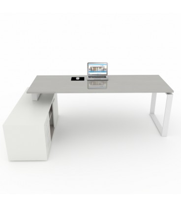 【Mesa con credencia apoyo Modern DL】Mejor Calidad y Precio