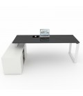 【Mesa con credencia apoyo Modern DL】Mejor Calidad y Precio