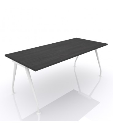 Mesa de oficina moderna C&C-ML patas tubulares de metal