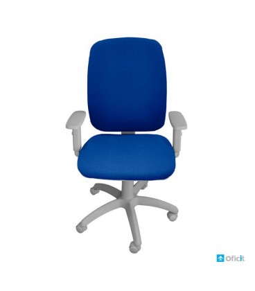 Silla de oficina, tapizada textil PARIGI