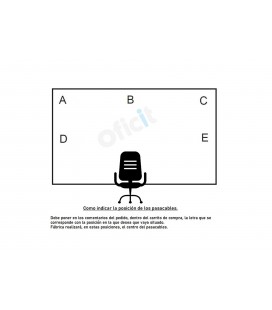 Pasacables redondo cromado 2