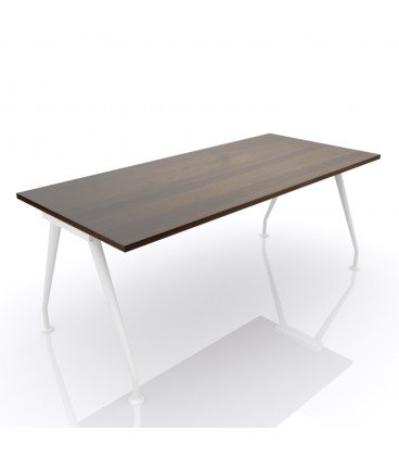 Mesa de oficina moderna C&C-ML patas tubulares de metal