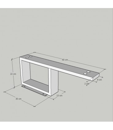 【Mesa con credencia apoyo Modern DL】Mejor Calidad y Precio